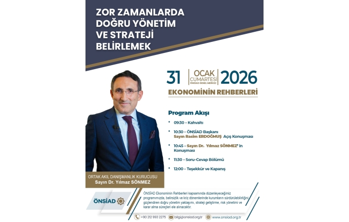 ÖNSİAD EKONOMİNİN REHBERLERİ