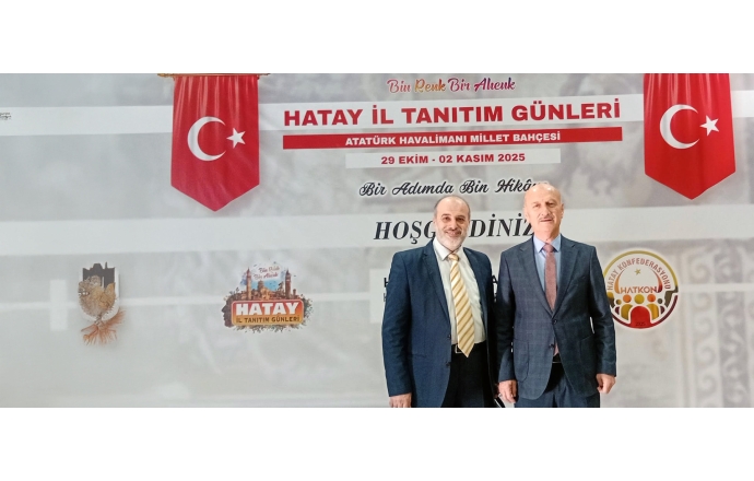 ÖNSİAD, İstanbul Havalimanı’ndaki Hatay Günleri Etkinliğinde Yerini Aldı